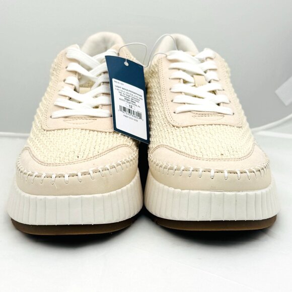 Universal Thread Platform Sneakers Light Beige Womens Size 12 Textured Knit NWT - Picture 3 of 8